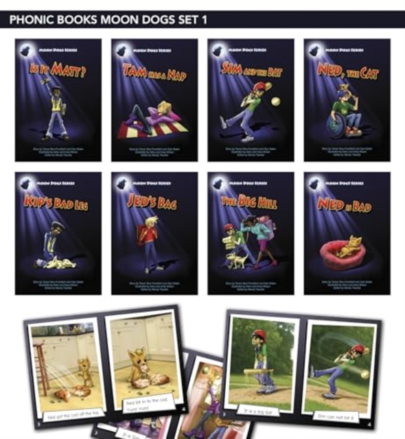 Phonic Books Moon Dogs Set 1 : Decodable Phonic Books for Catch Up (Alphabet at CVC Level), Multiple-component retail product, slip-cased Book