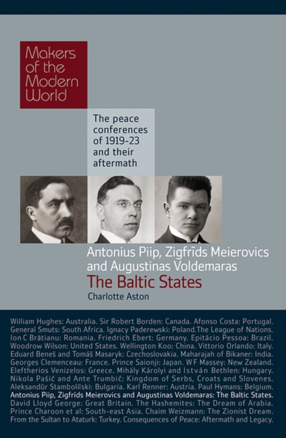 Piip, Meierovics & Voldemaras : The Baltic States, EPUB eBook