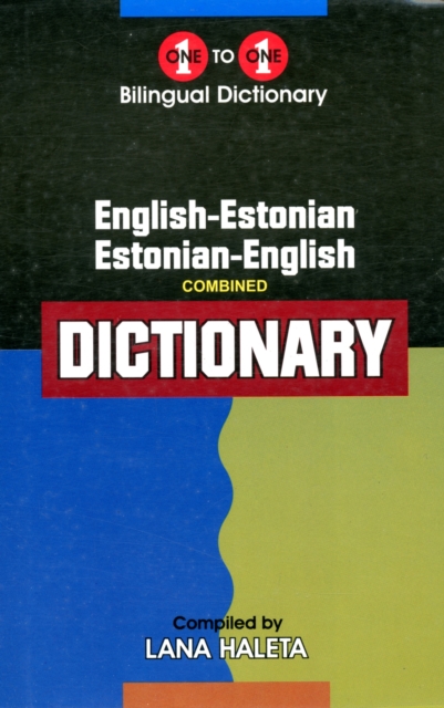 English-Estonian & Estonian-English One-to-one Dictionary, Hardback Book