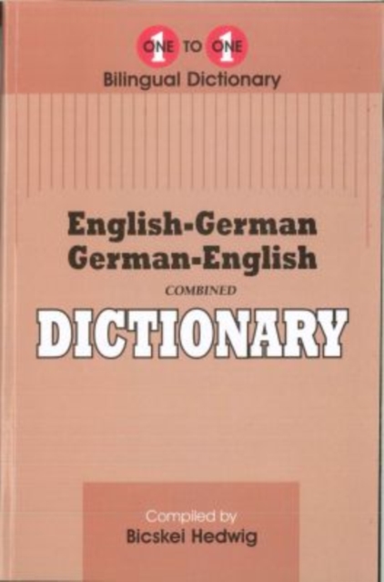 English-German & German-English One-to-One Dictionary, Paperback / softback Book