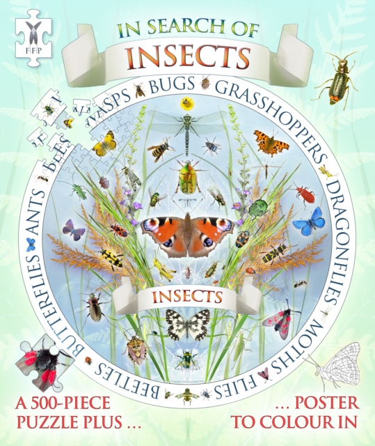 In Search of Insects Jigsaw and Poster, Mixed media product Book
