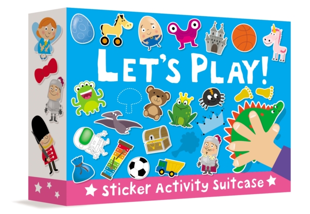 Sticker Activity Suitcase - Let's Play!, Hardback Book
