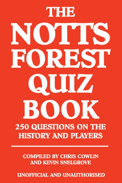 The Notts Forest Quiz Book, EPUB eBook
