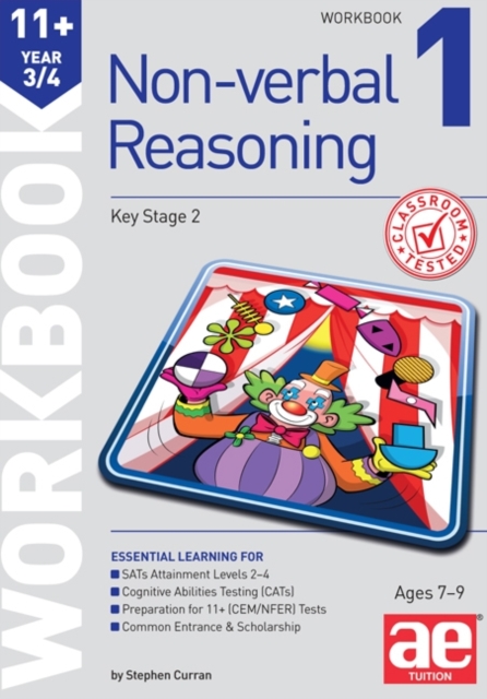 11+ Non-Verbal Reasoning Year 3/4 Workbook 1 : Including Multiple Choice Test Technique, Paperback / softback Book
