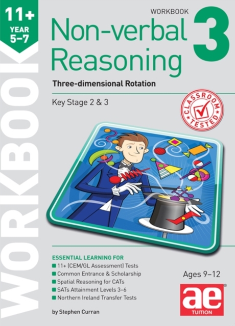 11+ Non-Verbal Reasoning Year 5-7 Workbook 3 : Three-Dimensional Rotation, Mixed media product Book
