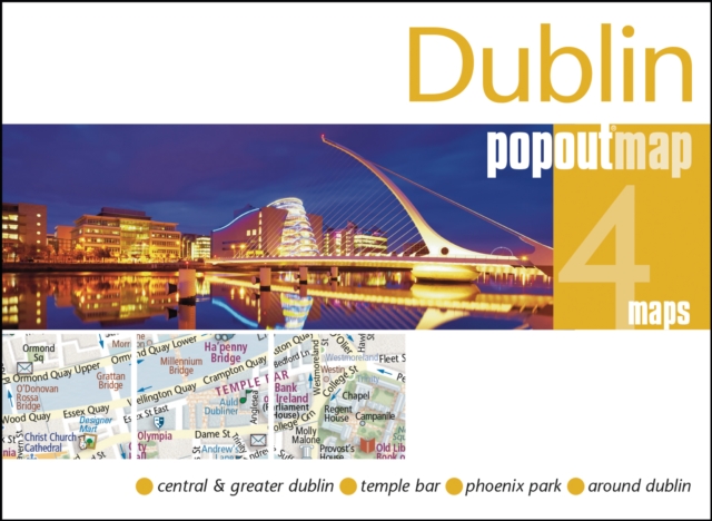 Dublin PopOut Map, Sheet map, folded Book
