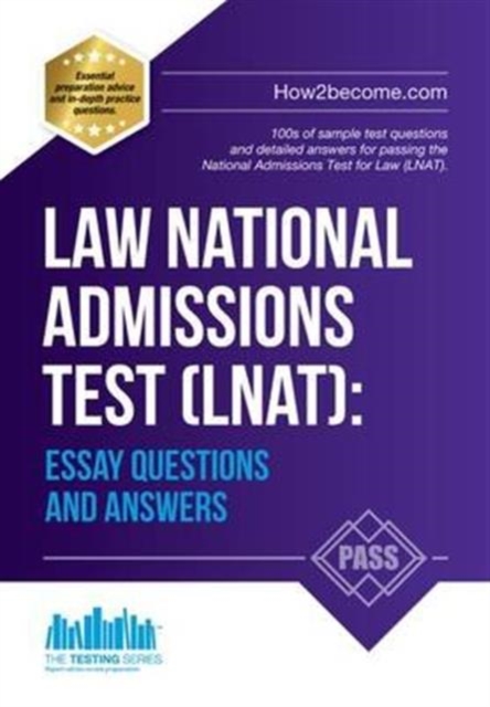 Law National Admissions Test (LNAT): Essay Questions and Answers, Paperback / softback Book