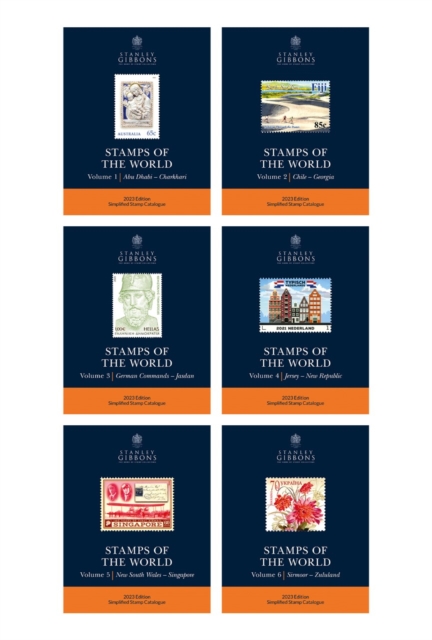 STAMPS OF THE WORLD 2023, Simplified Catalogue, Vols 1-6 : STAMPS OF THE WORLD 2023, Simplified Catalogue, Vols 1-6, Paperback / softback Book