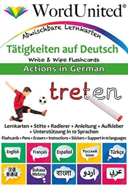 Actions in German : Write & Wipe Flashcards, Loose-leaf Book