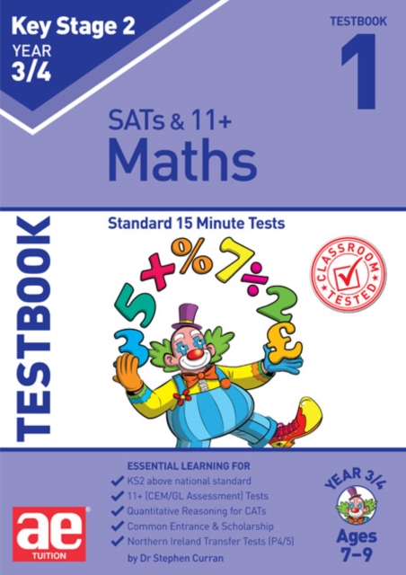 KS2 Maths Year 3/4 Testbook 1 : Standard 15 Minute Tests, Paperback / softback Book