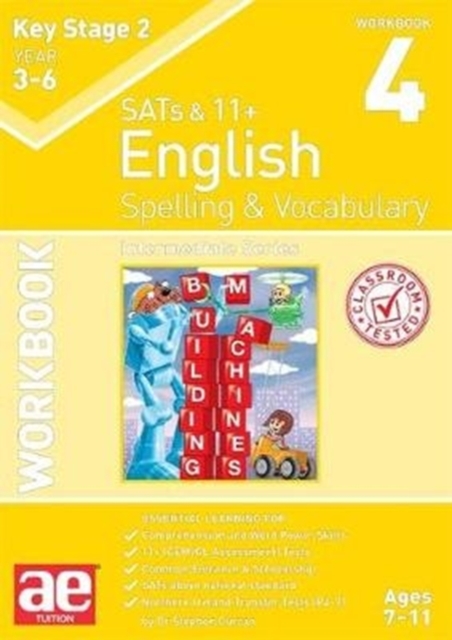 KS2 Spelling & Vocabulary Workbook 4 : Intermediate Level, Paperback / softback Book