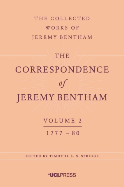 The Correspondence of Jeremy Bentham, Volume 2 : 1777 to 1780, EPUB eBook