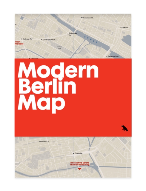 Modern Berlin Map : Guide to 20th century architecture in Berlin, Sheet map, folded Book