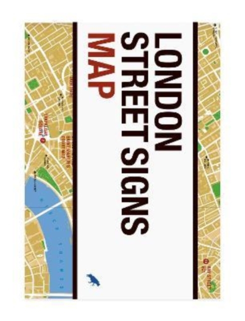 London Street Signs Map, Sheet map, folded Book