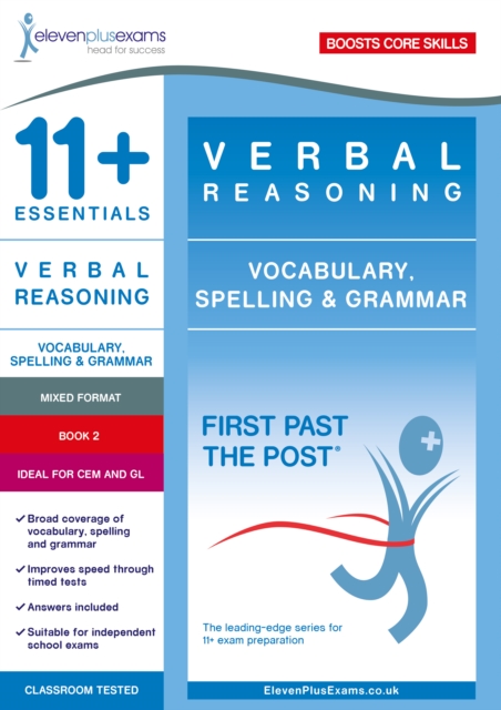 11+ Essentials Verbal Reasoning: Vocabulary, Spelling & Grammar Book 2, Paperback / softback Book