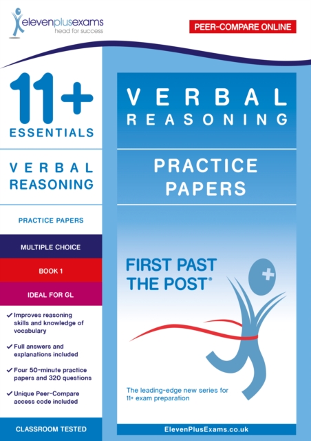 11+ Essentials Verbal Reasoning Practice Papers Book 1, Paperback / softback Book
