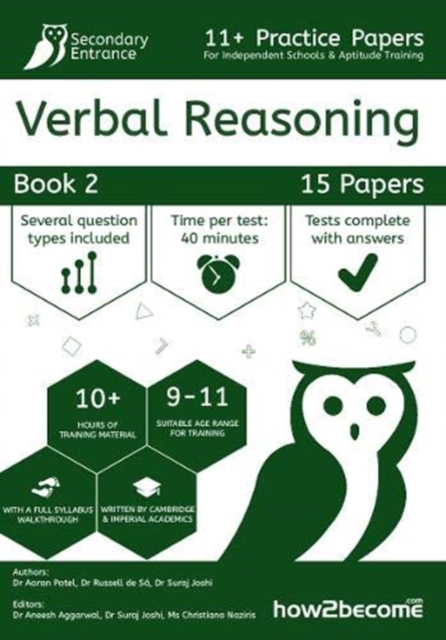 11+ Practice Papers For Independent Schools & Aptitude Training Verbal Reasoning Book 2, Paperback / softback Book