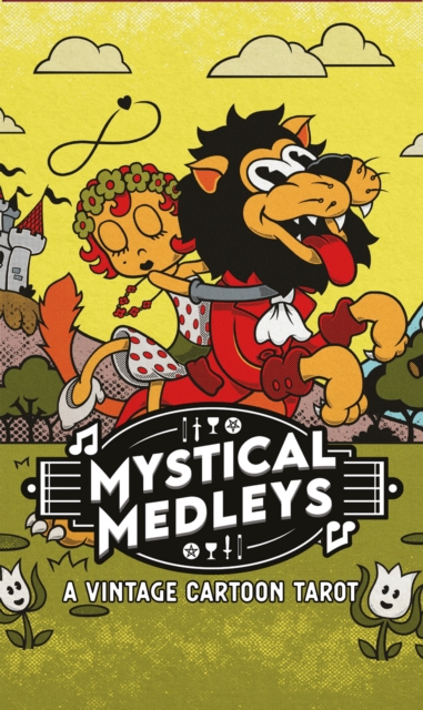 Mystical Medleys: A Vintage Cartoon Tarot, Cards Book