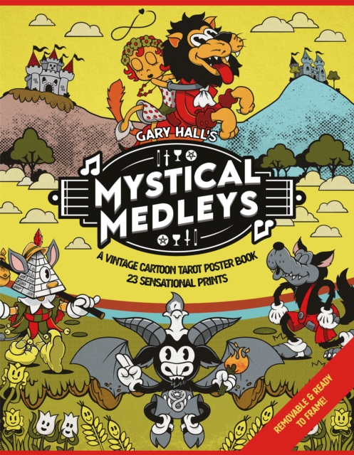 Mystical Medleys: A Vintage Cartoon Tarot Poster Book, Paperback / softback Book