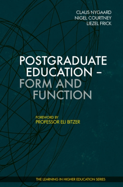 Postgraduate Education - Form and Function, PDF eBook