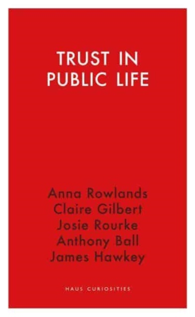 Trust in Public Life, Paperback / softback Book