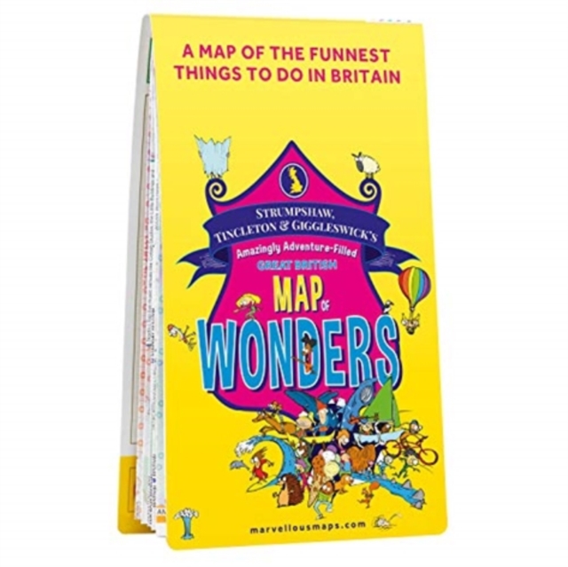 Great British Map of Wonders, Sheet map, folded Book