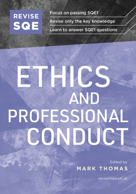 Revise SQE Ethics and Professional Conduct : SQE1 Revision Guide 2nd ed, PDF eBook