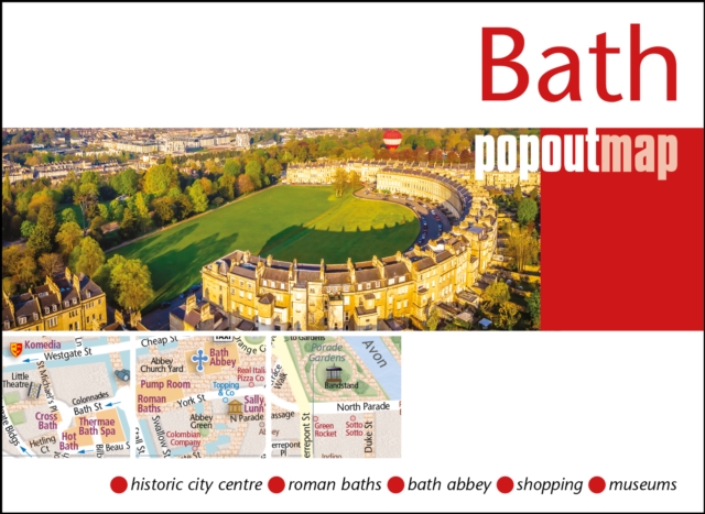 Bath PopOut Map, Sheet map, folded Book