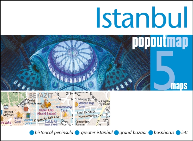 Istanbul PopOut Map, Sheet map, folded Book