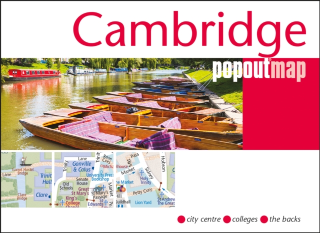 Cambridge PopOut Map, Sheet map, folded Book