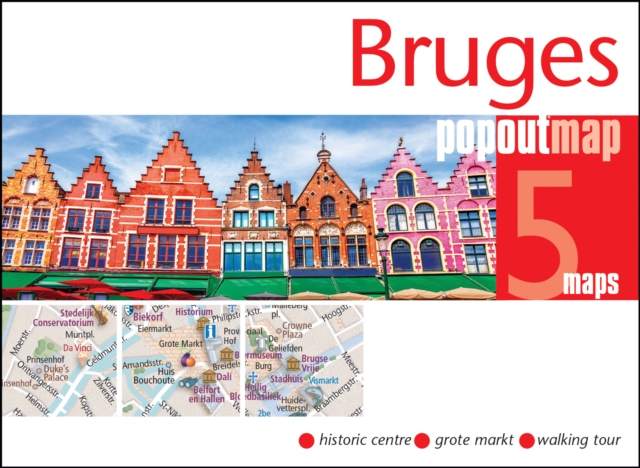 Bruges PopOut Map : Pocket size, pop-up map of Bruges, Sheet map, folded Book