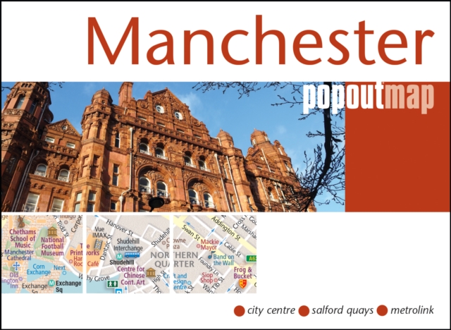 Manchester PopOut Map : Pocket size, pop-up map of Manchester city centre, Sheet map, folded Book