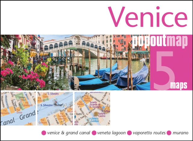 Venice PopOut Map : Pocket size, pop up city map of Venice, Sheet map, folded Book