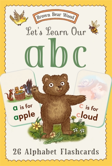 Brown Bear Wood: Let’s Learn Our ABCs : 26 Double-sided Alphabet Flashcards, Cards Book