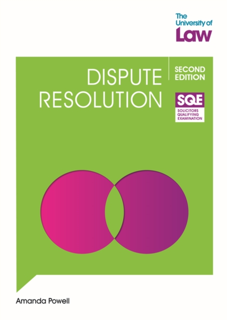 SQE - Dispute Resolution 2e, Paperback / softback Book