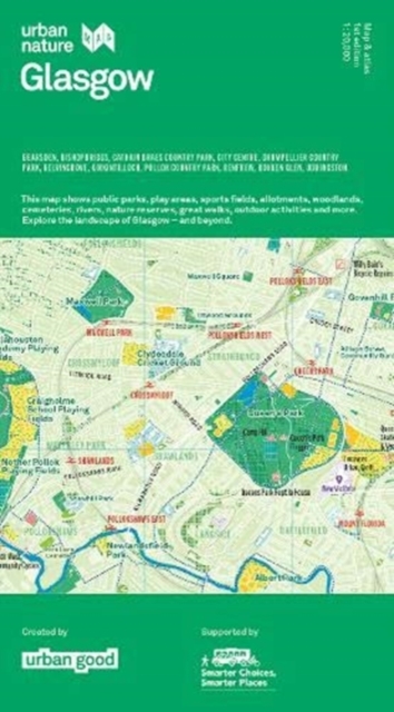 Urban Nature Glasgow Map, Sheet map, folded Book
