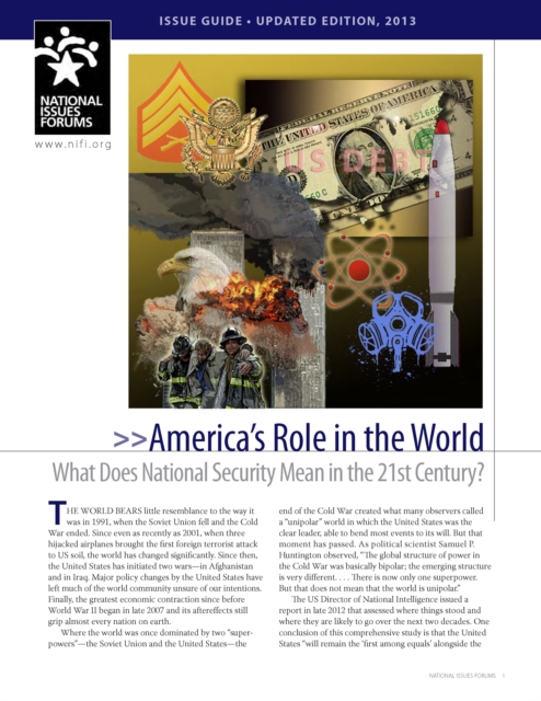 America's Role in the World, PDF eBook