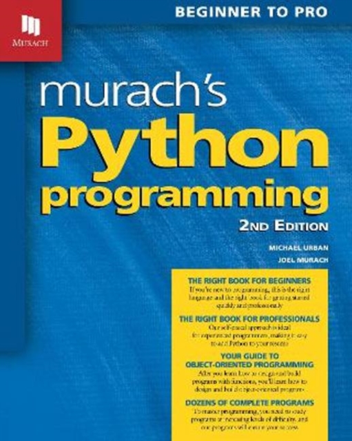 Murach's Python Programming (2nd Edition), Paperback / softback Book