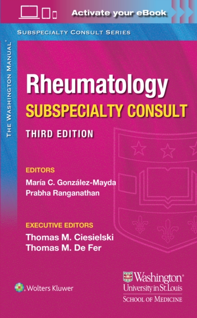Washington Manual Rheumatology Subspecialty Consult, Paperback / softback Book