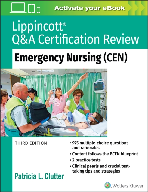 Lippincott Q&A Certification Review: Emergency Nursing (CEN), Paperback / softback Book