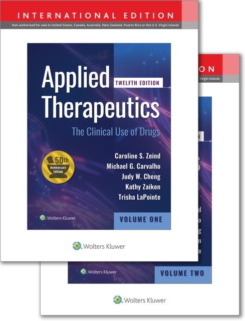 Applied Therapeutics : The Clinical Use of Drugs, Hardback Book