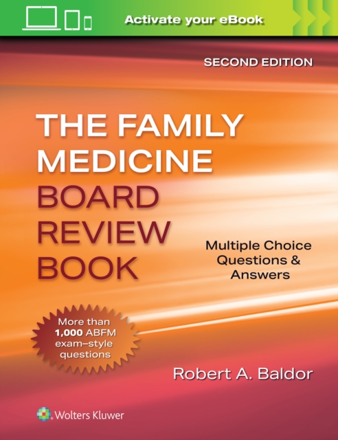Family Medicine Board Review Book : Multiple Choice Questions & Answers: Print + eBook with Multimedia, Paperback / softback Book