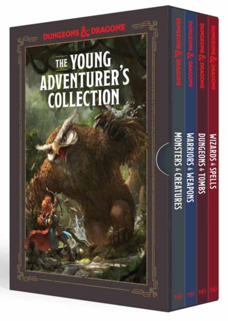 The Young Adventurer’s Collection : Monsters and Creatures, Warriors and Weapons, Dungeons and Tombs, Wizards and Spells Dungeons and Dragons 4-Book Boxed Set,  Book