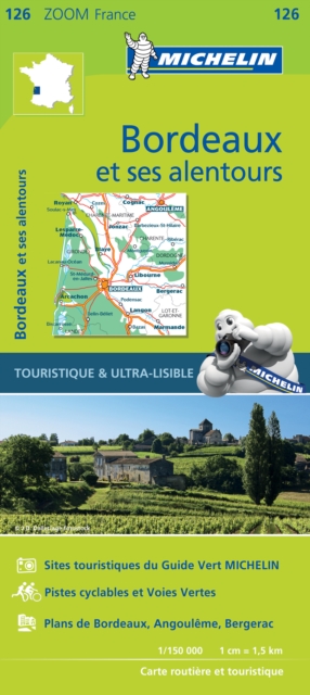 Bordeaux & surrounding areas - Zoom Map 126 : Map, Sheet map, folded Book