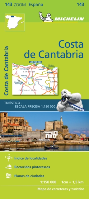 Costa de Cantabria - Zoom Map 143 : Map, Sheet map, folded Book