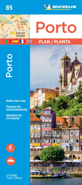 Porto - Michelin City Plan 85 : City Plans, Sheet map, folded Book