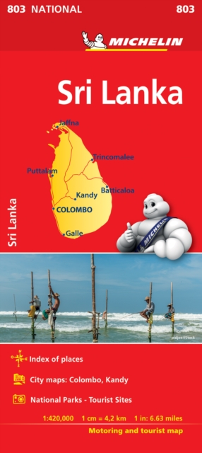 Sri Lanka National Map 803 : Map, Sheet map, folded Book
