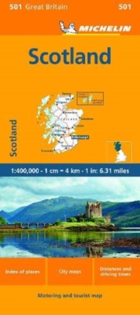 Scotland - Michelin Regional Map 501, Sheet map, folded Book