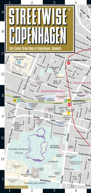 Streetwise Copenhagen Map - Laminated City Center Street Map of Copenhagen, Denmark : City Plan, Sheet map, folded Book