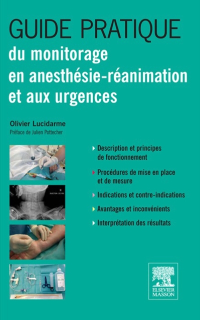 Guide pratique du monitorage en anesthesie-reanimation et aux urgences, EPUB eBook